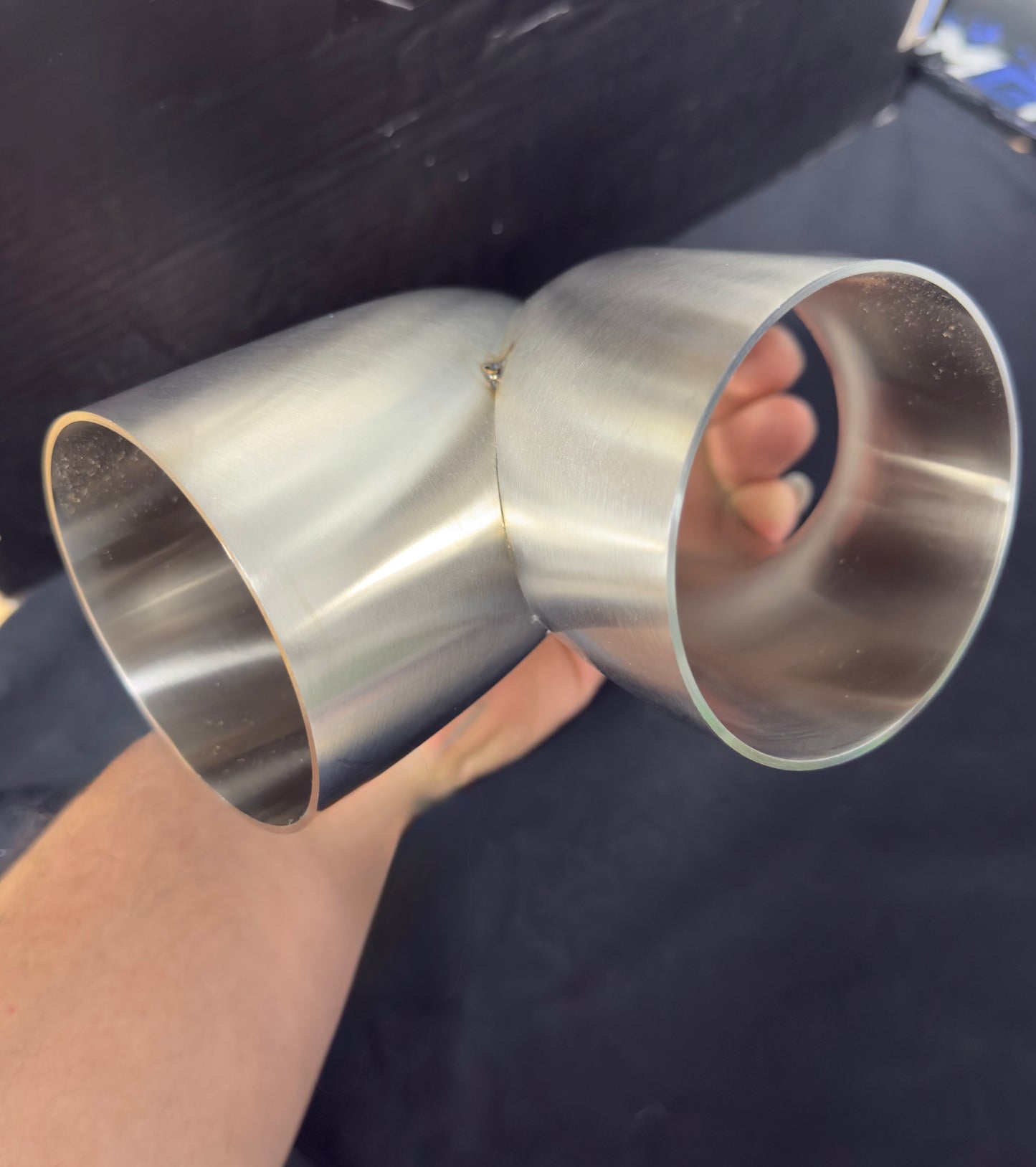 3" X-Pipe Merge 304 Stainless tacked (not welded)